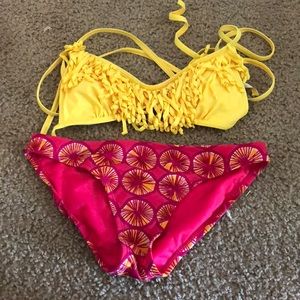 Two piece swim suit